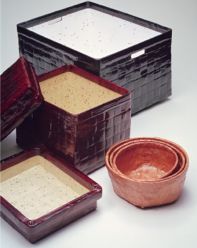 特選 越前漆器 お屠蘇器 立山作 天然木 沈金 蒔絵 箱入り